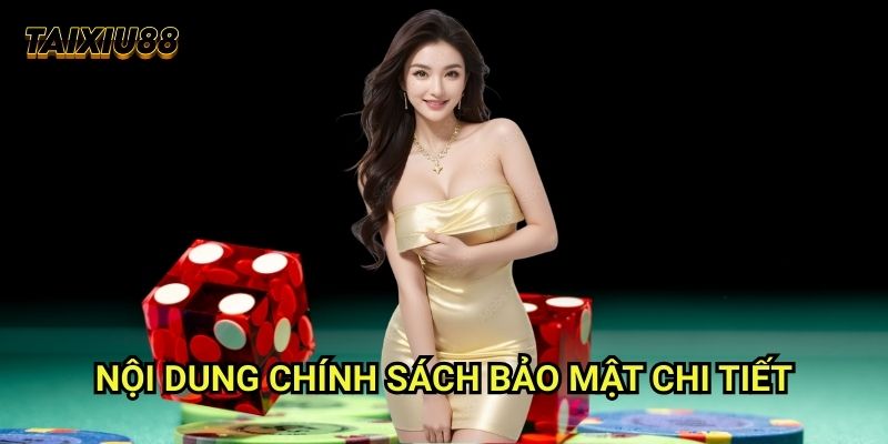 Nội dung Chính sách bảo mật chi tiết